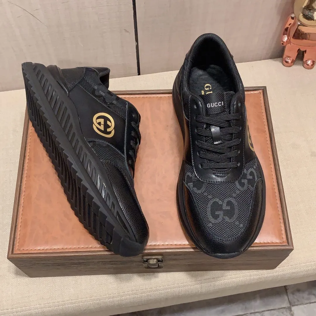 Men's men's shoes💰460💰💰🎩🎩[Lightning][Lightning] "Gucci*" The latest and most popular casual sports shoes, top brand [seduce] luxury~purchase, top~quality. [Strong] The upper is made of imported breathable cowhide with material ➕ breathable sheepskin feet (•) and fine workmanship. The original stylish and stylish soft rubber wear-resistant and non-slip outsole is light and comfortable on the feet. The real thing looks better when taken in real life. 413: code: 38-44, can be customized 45
